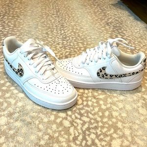 Nike Court Vision Low Leopard Sneakers